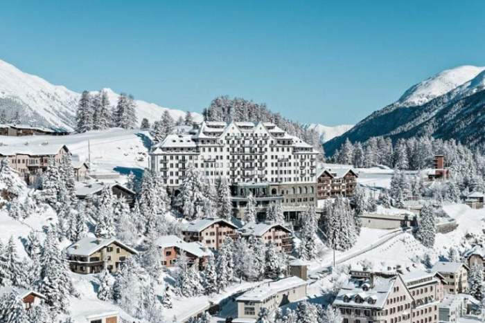 Luxury Spa Resort In Switzerland With Mountain View