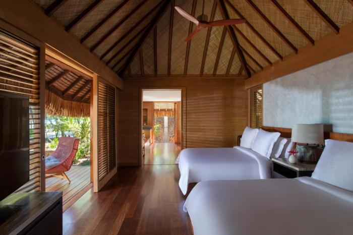 Luxury Overwater Bungalow In Bora Bora Resort