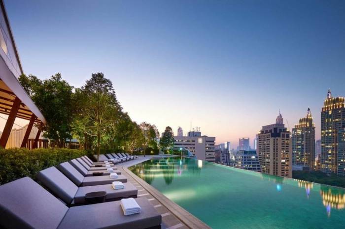 Hotel With Infinity Pool In Bangkok City Center