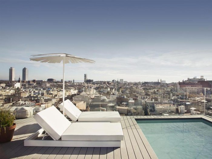 Hotel With Rooftop Bar In Barcelona City Center
